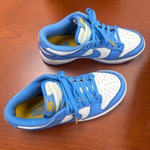 Nike Dunk Sneakers in Blue and White
